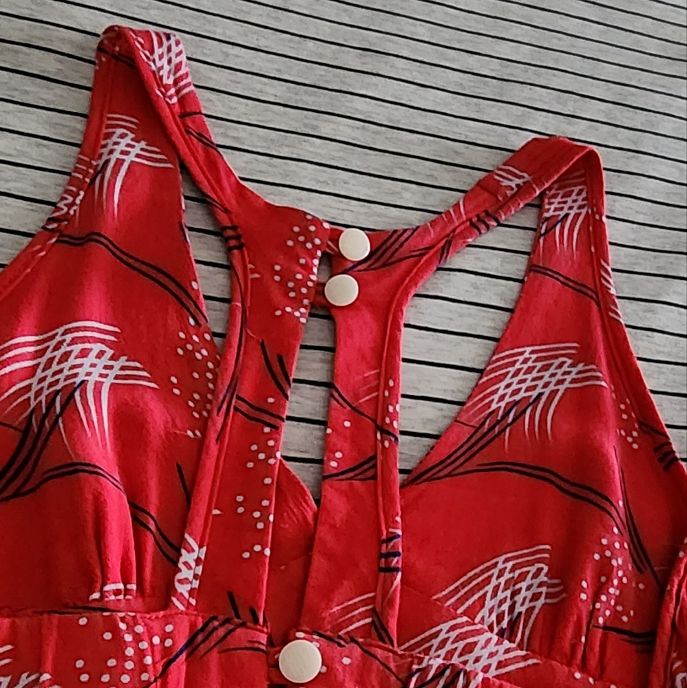 Red Mini Dress - Picture 3 of 4
